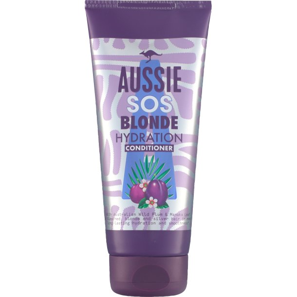 Aussie SOS Blonde Hydration Conditioner 200 ml HÅR VIN MED MERE DK