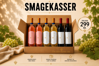 Vi har et stort udvalg af smagekasser. Se lige her