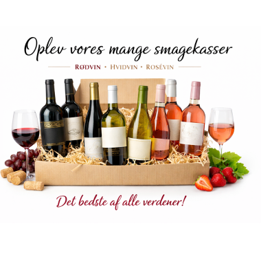 Vi har et stort udvalg i SMAGEKASSER. Se lige her 