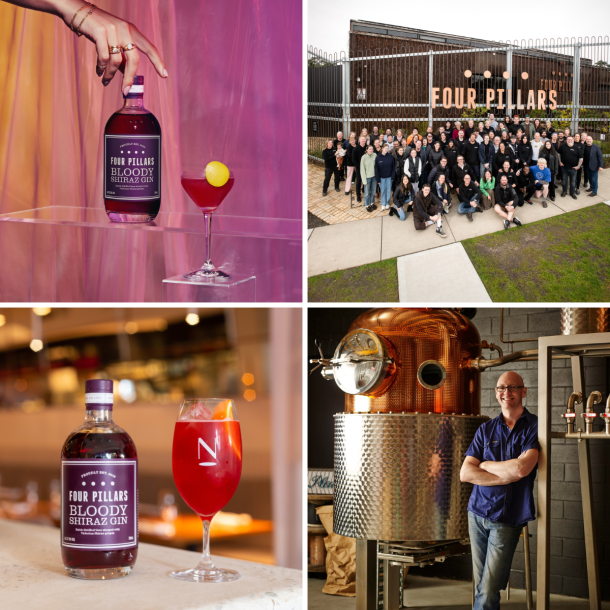 Four Pillars Bloody Shiraz Gin 70 cl. - 37,8%