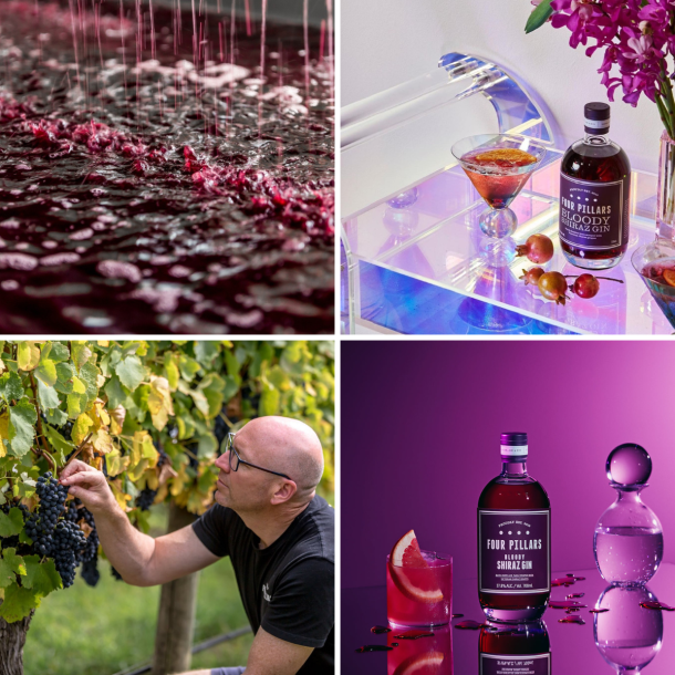 Four Pillars Bloody Shiraz Gin 70 cl. - 37,8%