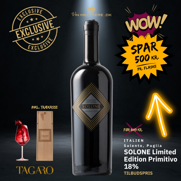 SOLONE Limited Edition Primitivo 18%