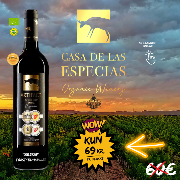 Casa Gras ARTIFACT Crianza 2018 - SPAR 61%