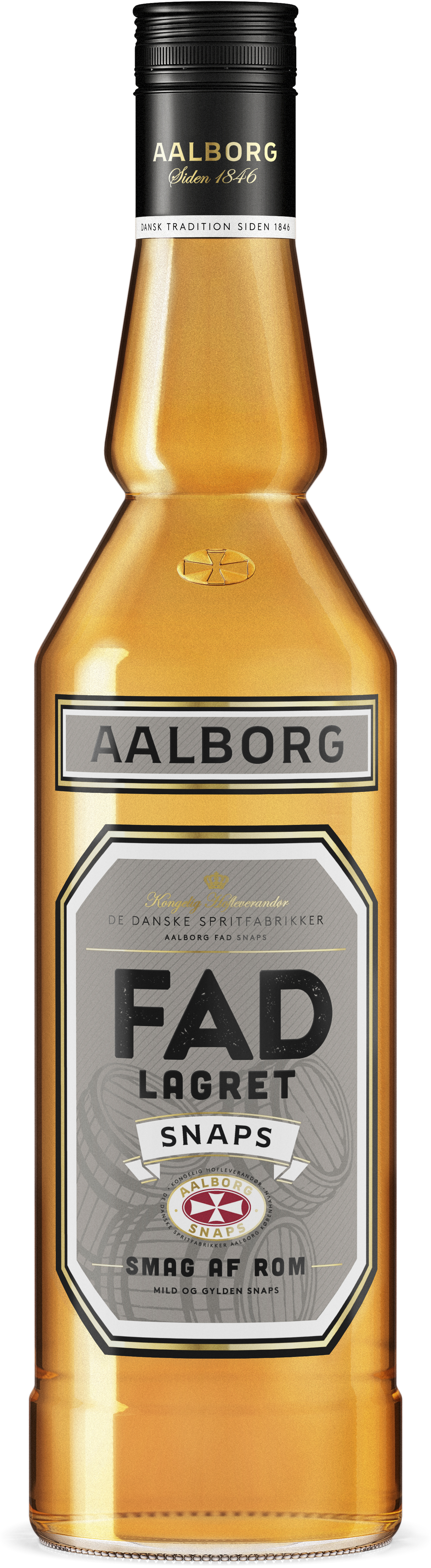 Blå aalborg snaps