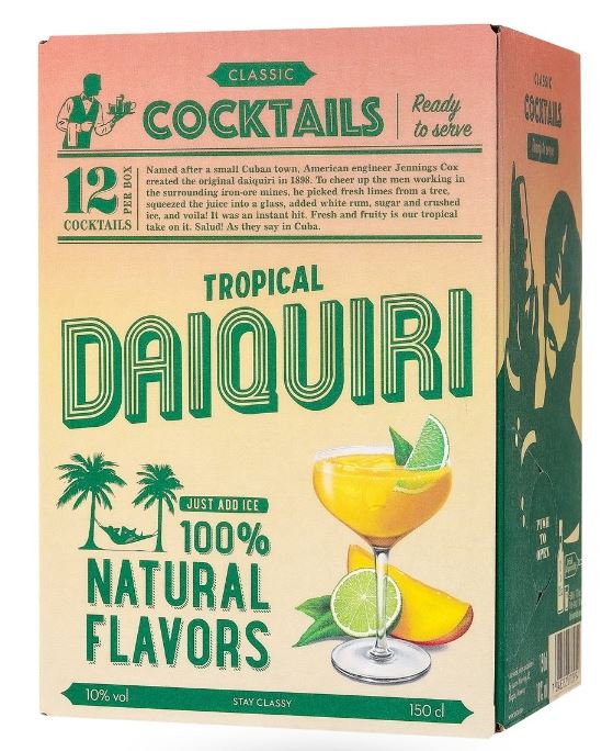 Classic Cocktail Tropical Daiquiri BiB 150 cl. 12,5 READY TO DRINK