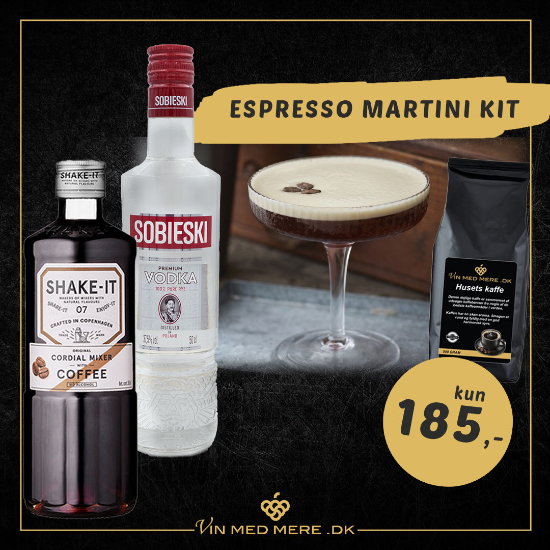Espresso Martini Kit DRINKSPAKKER VIN MED MERE .DK
