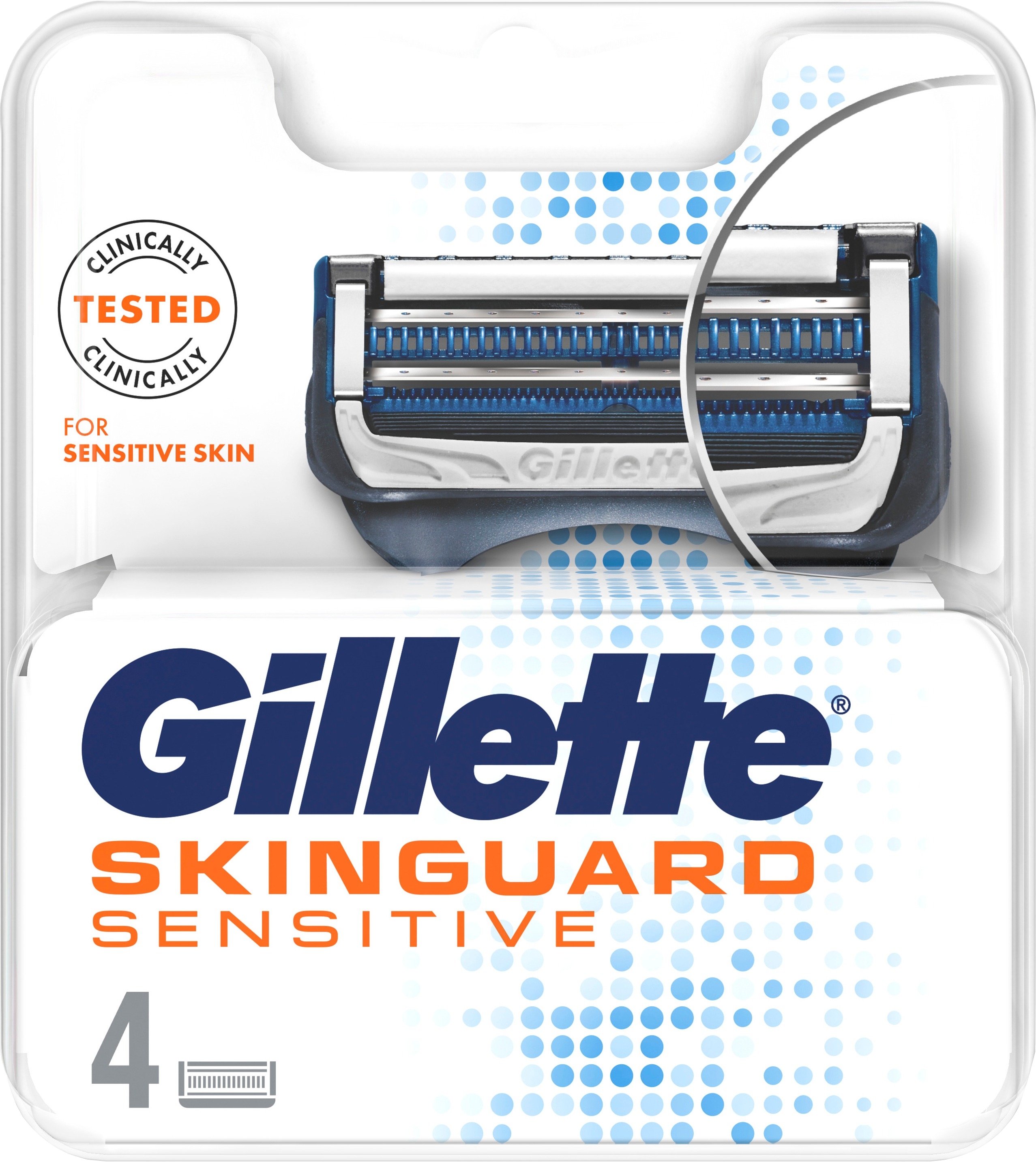Gillette SkinGuard Sensitive Refill 4 stk. - MÆND - VIN MED MERE .DK
