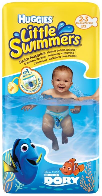 Huggies Little Swimmers Small Svømmebleer 3-8 kg. - 12 stk - - VIN MED MERE .DK