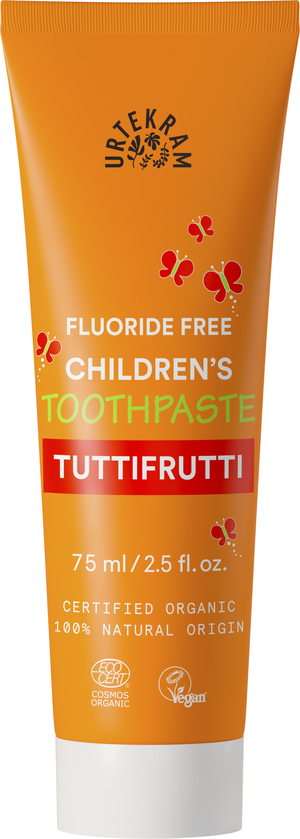 Urtekram Toothpaste Tuttifrutti Eco 75 ml. - TANDPLEJE - VIN MERE .DK