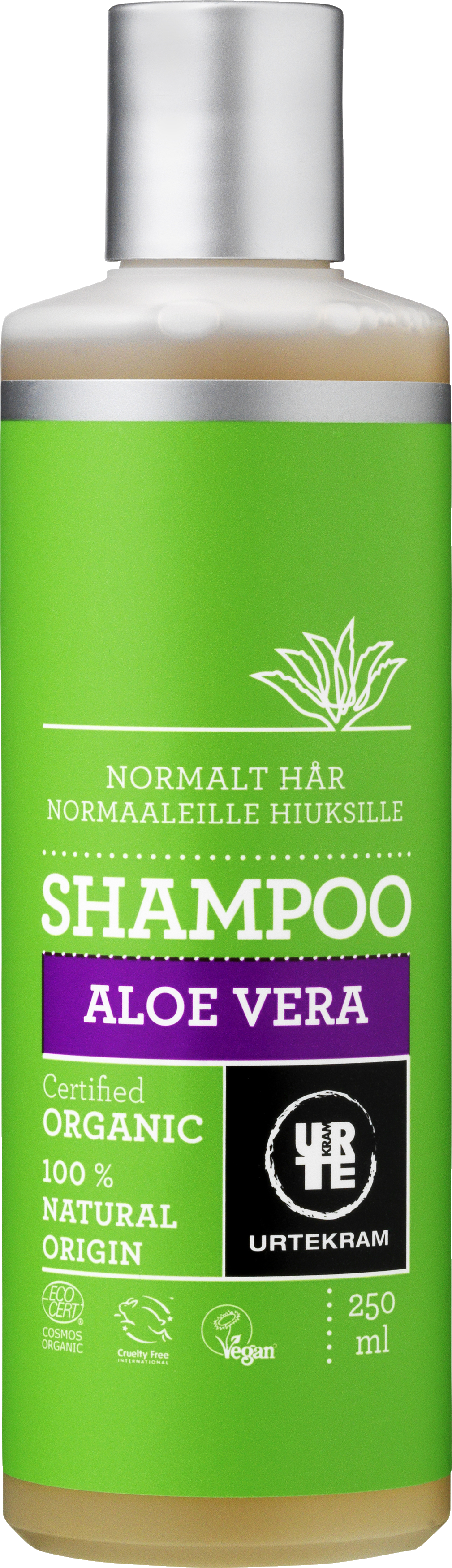 Urtekram Shampoo Aloe Normal 250 ml. PERSONLIG - VIN MED MERE .DK