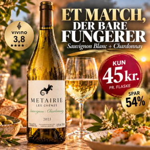 M�tairie Les Ch�nes Sauvignon-Chardonnay 2023 75 cl 12,5 %