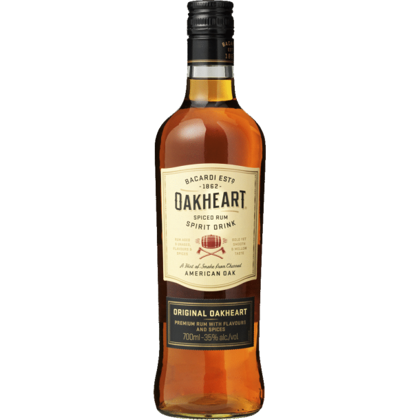 Bacardi Oakheart Spiced Rom 70 cl. 32,5%
