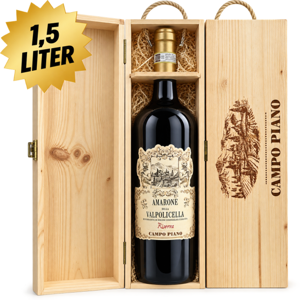 1,5 LITERS Magnum Amarone della Valpolicella Riserva 17% Campo Piano 