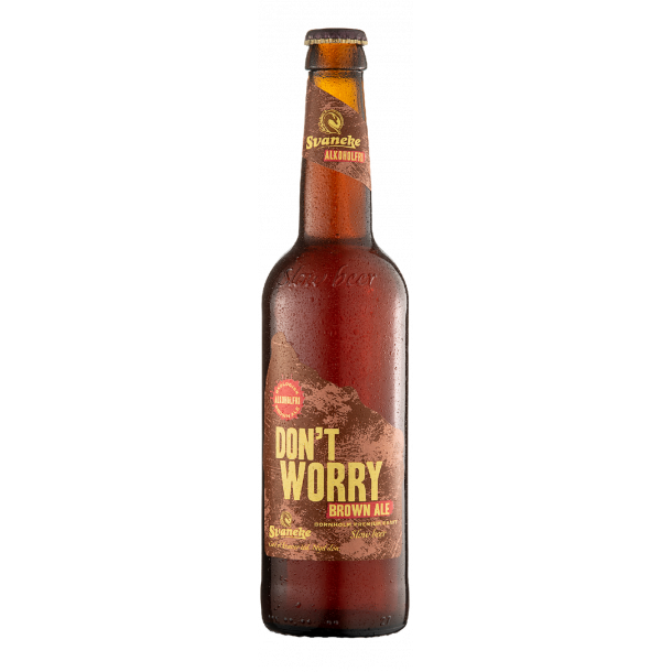 Svaneke Don't Worry Brown Ale Økologisk & Alkoholfri 50 cl. - 0,5%