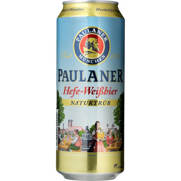 Paulaner Hefe-Weissbier Naturtrüb 50 cl. - 5,5%
