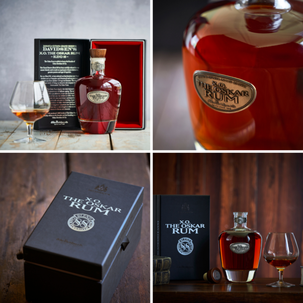 Davidsens XO The Oskar Rum Blend 88 70 cl. - 51% i Gaveske