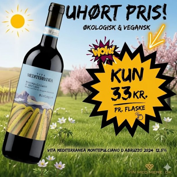 Vita Mediterranea Montepulciano D�Abruzzo 2024 75 cl. 12,5%