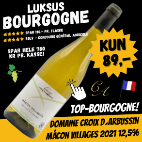 Domaine Croix D�Arbussin M�con Villages 2021 12,5%