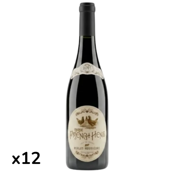 K�b 12 flasker Domaine Vedilhan Sauvignon Blanc & f� 12 flasker Three French Hens Merlot-Mourvedre