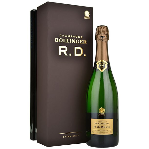 2004 Bollinger Champagne R.D. i Luksusgaveske