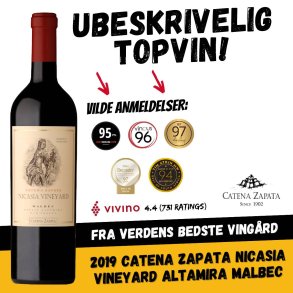 2019 Catena Zapata Nicasia Vineyard Altamira Malbec inkl. tr�kasse