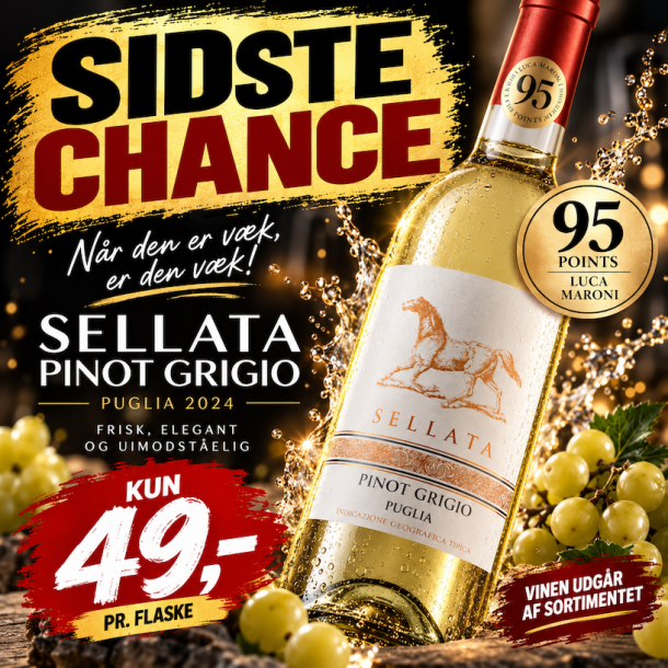 Sellata Puglia Pinot Grigio 2024 75 cl. 12%