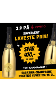 Sabatina Champagne Prestige Cuvée 12% 75 CL.