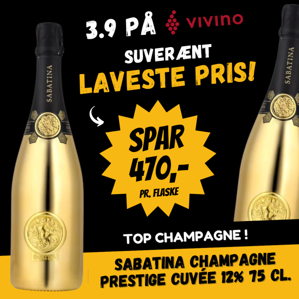 Sabatina Champagne Prestige Cuve 12% 75 CL.