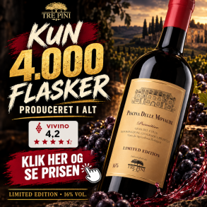 Tre Pini Piscina delle Monache Primitivo Limited Edition 2023 16%