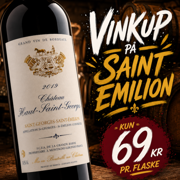 Ch. Haut Saint Georges Saint Emilion 2019 75 cl. 14,5%
