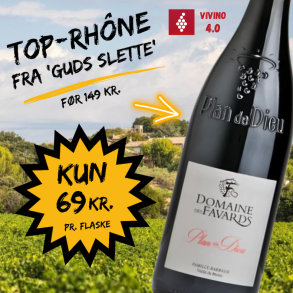 Cotes du Rhone Village Plan de Dieu Domaine des Favards 2022 14%