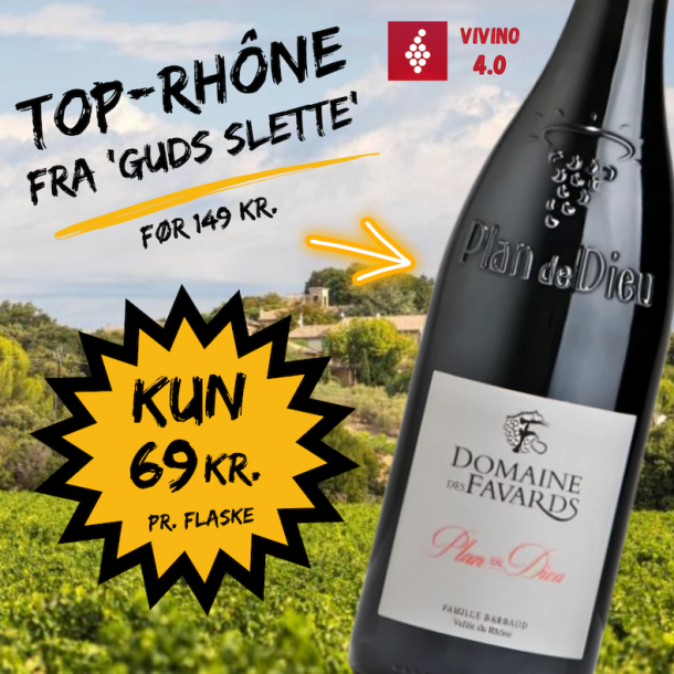 Cotes du Rhone Village Plan de Dieu Domaine des Favards 2022 14%