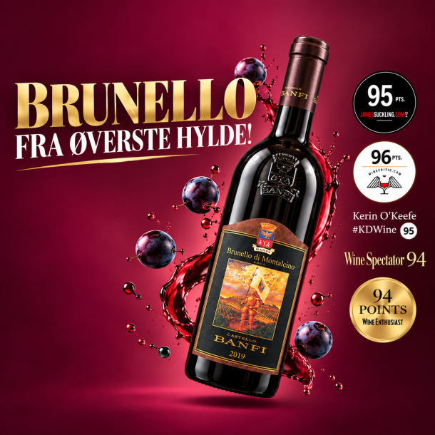 Castello Banfi Brunello di Montalcino DOCG 2019, 75 cl. - 14,5%