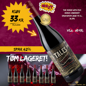 The Snake with Five Heads Cabernet Sauvignon 2020 75 cl. 13,5%