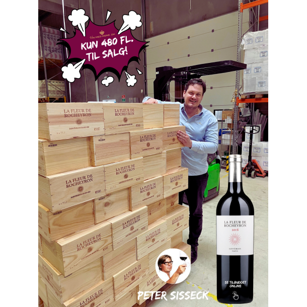 La Fleur De Château Rocheyron Peter Sisseck 2016 inkl. Trækasse