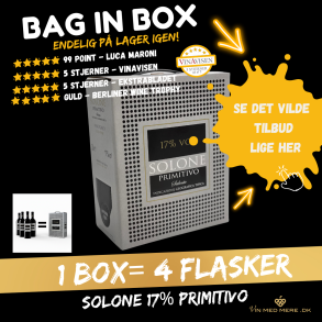 BIB 3 Liter - Primitivo SOLONE Salento 2024 på 17%