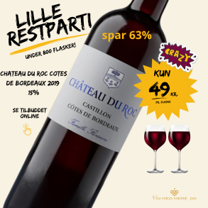 Chateau Du Roc Cotes de Bordeaux 2019 15%