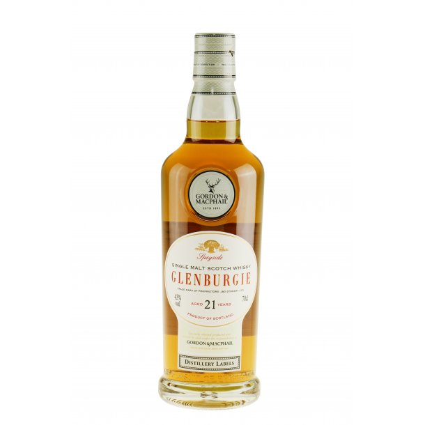 Glenburgie Distillery Labels 21 Års NY Whisky 70 cl. - 43%