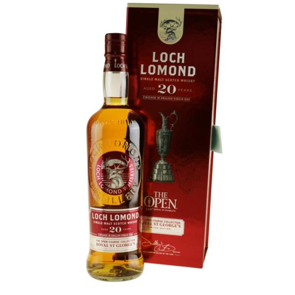 Loch Lomond 20 rs whisky The Open Royal  50,2% inkl. Golf Bag