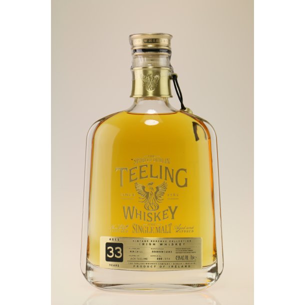 Teeling Single Malt Whiskey 33 years Vintage Whisky 70 cl. - 42,9%