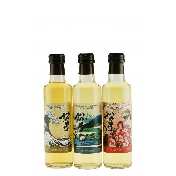 The Matsui Three Pack Whisky 3x20cl. - 48%