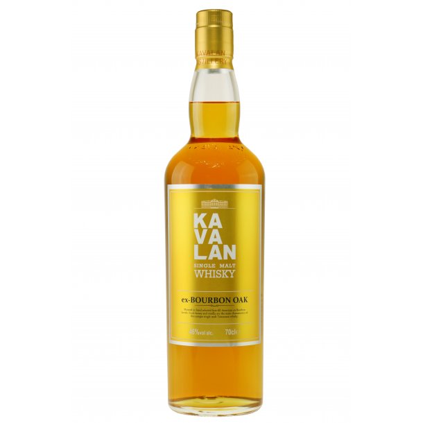 Kavalan Bourbon Oak Matured Whisky 70 cl. - 46%