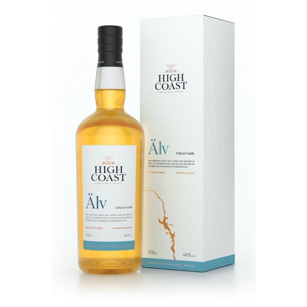 High Coast ÄLV Delicate Vanilla Whisky 70 cl. - 46%