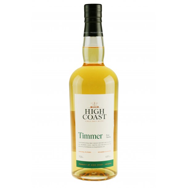 High Coast TIMMER Peat Smoke Whisky 70 cl. - 48%