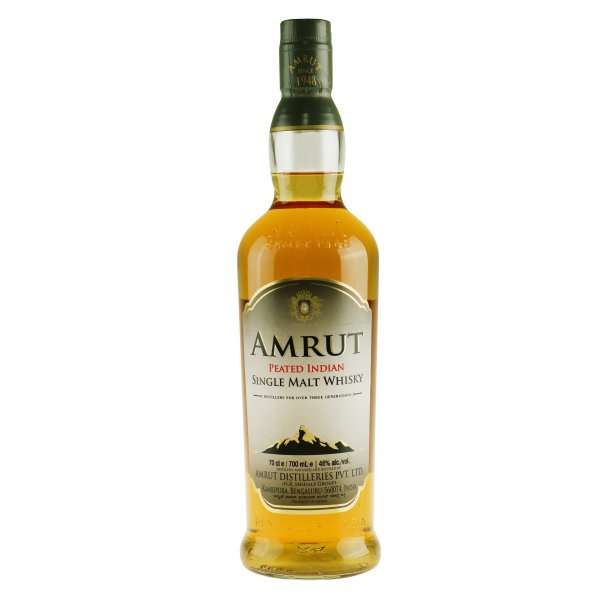 Amrut Peated Indian Single Malt Whisky 70 cl. - 46%