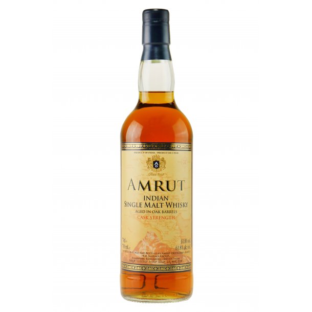 Amrut Indian Single Malt Whisky Cask Strength 70 cl. - 61,8%