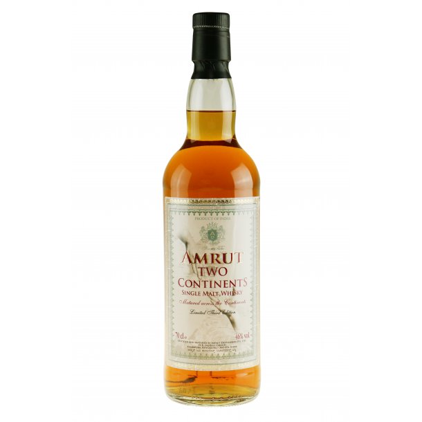 Amrut Two Continents 3rd Edition Whisky 70 cl. - 46%