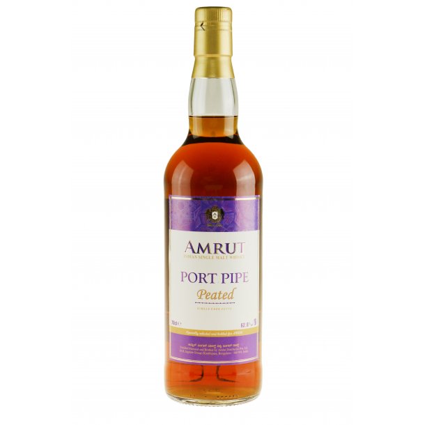 Amrut Port Pipe Peated LMDW Cellar Book Whisky 70 cl. - 62,8%