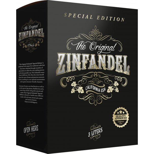The Original Zinfandel Special Edition BiB 300 cl. - 14,5%