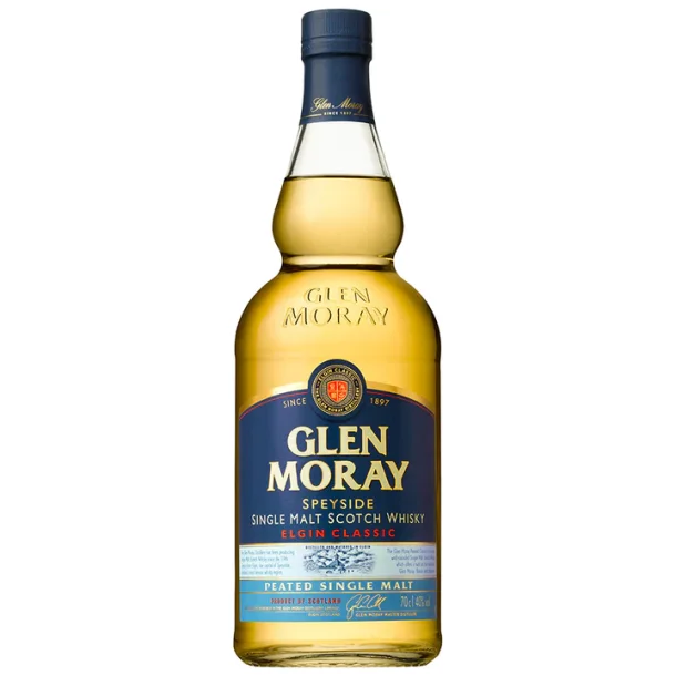 Glen Moray Peated Single Malt Whisky 70 cl. - 40%